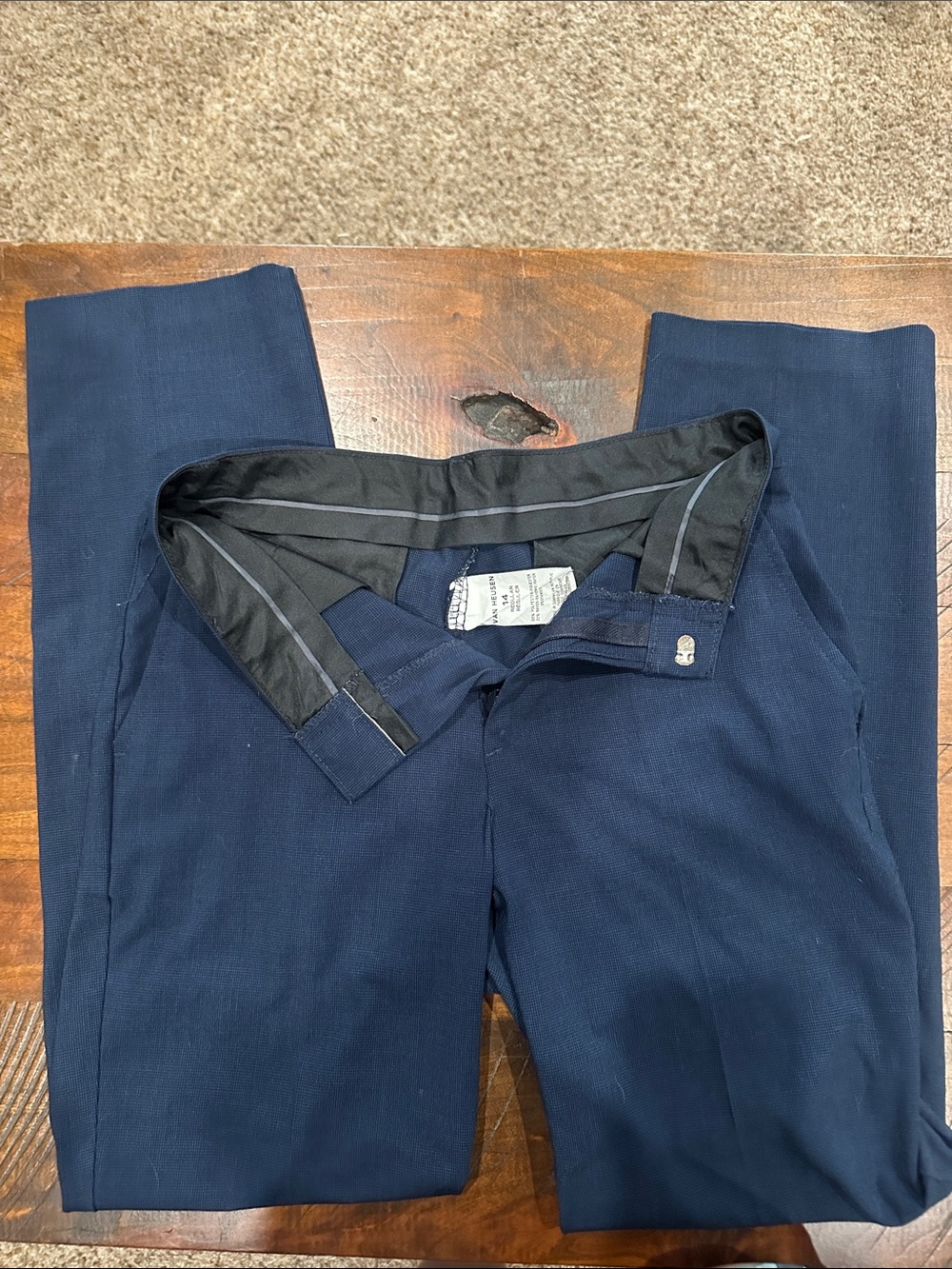 Navy Boy’s Dress Pants - Classic Tailored Fit